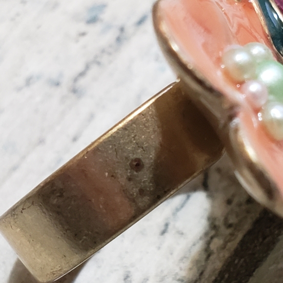 Pilgrim Ajustable Floral Ring. - Picture 6 of 6